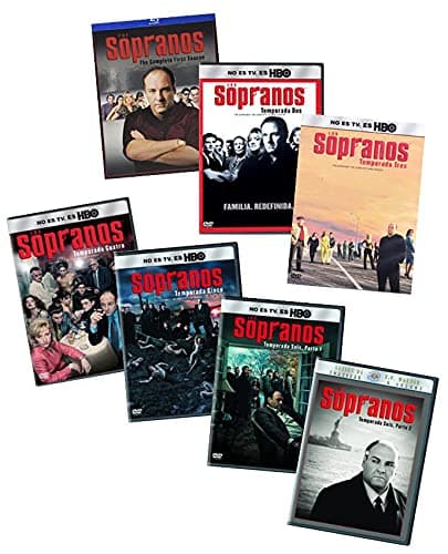 Image of Sopranos: The Complete Series DVD & Blu-ray Collection - Season 1 / Season 2 / Season 3 / Season 4 / Season 5 / Season 6, Part 1 / Season 6, Part 2 [Spanish Artwork]
