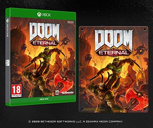 Image of Bethesda DOOM Eternal with Steel Poster (Exclusive to Amazon.co.uk) (Xbox One)