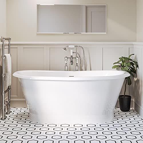 Image of Helmsley Freestanding Double Ended Roll Top Bath 1690 x 800mm