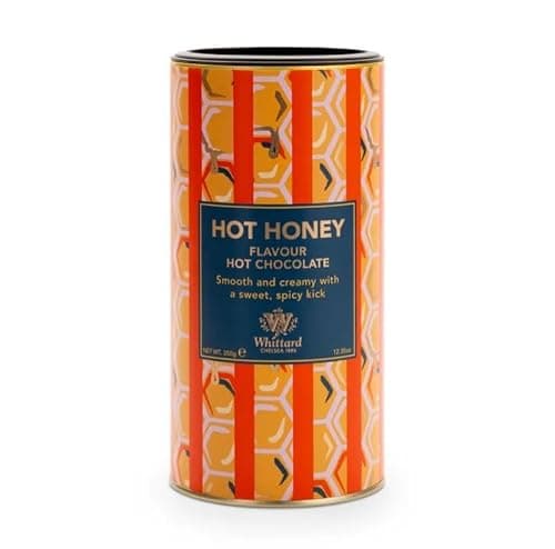 Image of Whittard Hot Honey Flavoured Hot Chocolate, 350g, Smooth and Creamy with Sweet Spicy Kick