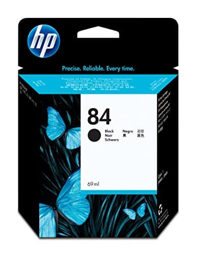 Image of HP 84 Ink Cartridge Black – 69ml Ink Cartridge C5016 A, Black, for HP Printers DesignJet 10PS (C7790 A) HP Designjet 20PS C7790B) HP Designjet 50ps (C7790 °C) HP Designjet 30..., 69 ml (4.2 oz)
