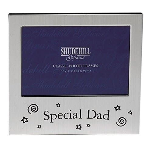 Image of 5" x 3" Silver Satin Special Dad Photo Frame Occasion Present 73483