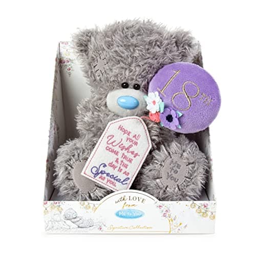 Image of Me To You Bear 9" 18th Birthday, Gray