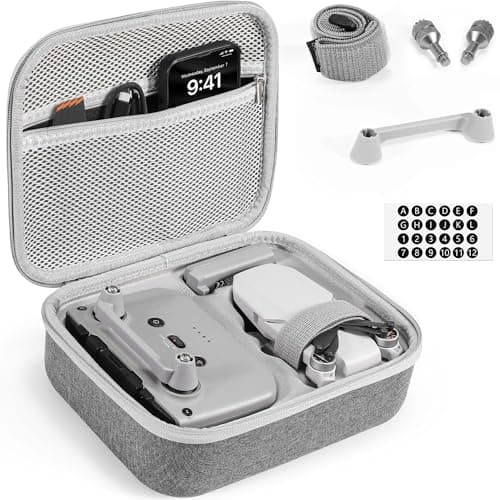 Image of FPVtosky Mini 4K Carrying Case Hard Case for DJI Mini 4K / 2 SE Drone Accessories Compact Case with 1 x Propeller Holder, 2 x Joystick and 1 x Joystick Protector