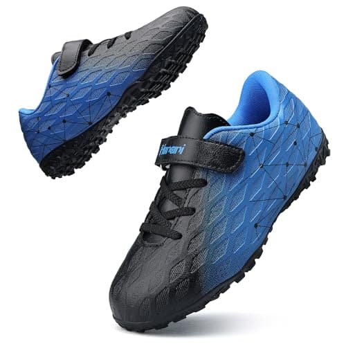 Image of Boys Football Boots Kids Girls Soccer Shoe Athletics Training Sport Futsal Shoes Firm Ground Astro Turf Trainers Teenager Indoor Outdoor Profession Competition Football Shoes for Unisex