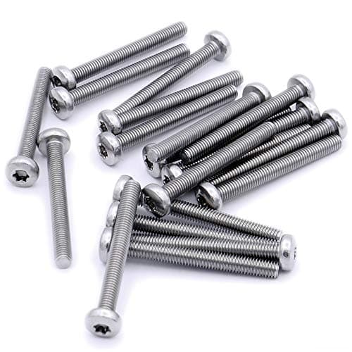 Image of M3 (3mm x 45mm) TX Pan Machine Screw (Bolt) - Stainless Steel (A2) (Pack of 20)