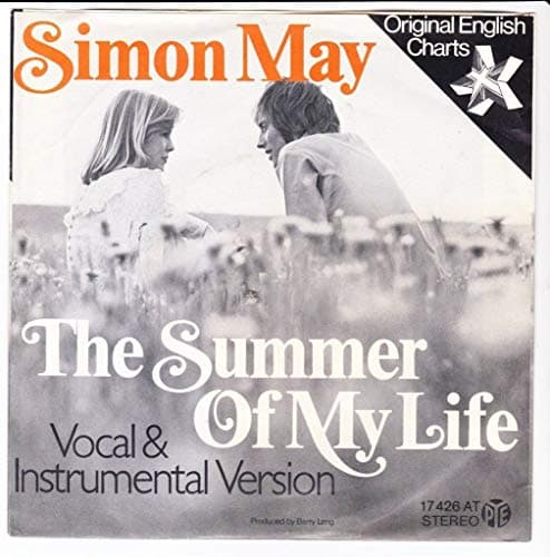 Image of Simon May - The Summer Of My Life - Pye Records - 17 426 AT