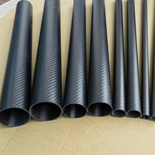 Image of Hollow 3K Carbon Fiber Tubing, 1/2/ 3/4/ 5 mm Wall Thickness, Customizable High-Strength Carbon Tube for Robotics/Drones/Automation Equipment(27x26x1000MM)