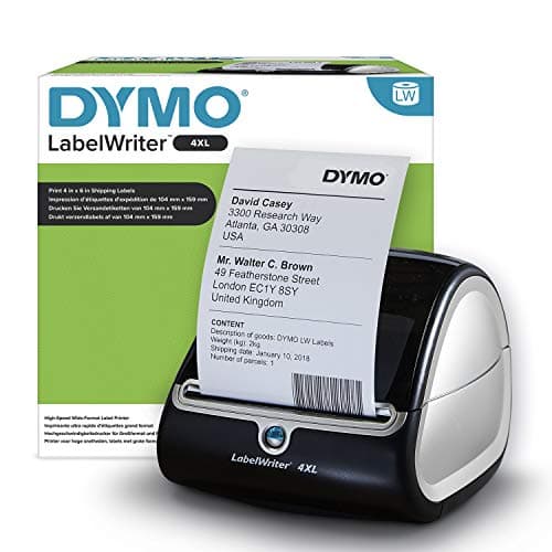 Image of DYMO LabelWriter 4XL Label Maker | Heavy-Duty High-Speed Label Printer | Prints Large Shipping Labels (up to 10cm wide) | Computer Connection | Ideal for Online Sellers