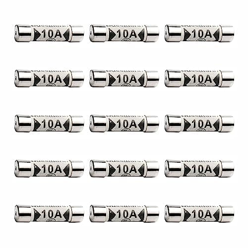 Image of 15pcs of 10A, 10 Amp Fuse UK 240V/250V Pack of 15 of 10A Fuse BS1362 Fuses by ZARB