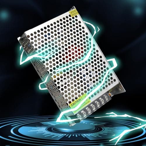 Image of LightingWill 24V Power Supply 5A 120W Universal Regulated Switching, Converter AC 110/220V to DC 24 Volt LED Power Adapter, Transformer, Driver for CCTV, LED Strip light, Radio, Computer Project