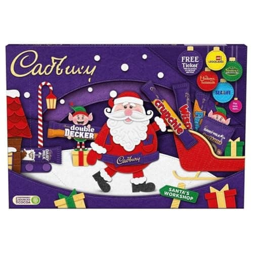 Image of Cadbury Christmas Chocolate Selection Medium Box 145 g (Pack of 8)