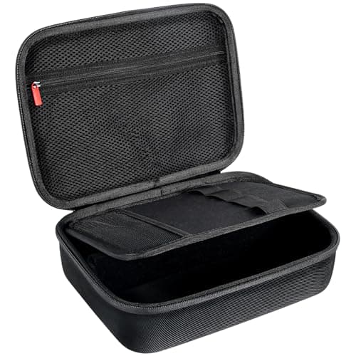 Image of ProCase Hard Travel Case for Hair Clippers, Hair Cutting Barber Supplies Holder, Trimmer Organizer Storage Bag for Hatteker/Oneisal/Wahl 5Star/Andis Men Razor Guard Grooming Kits -Small & Black