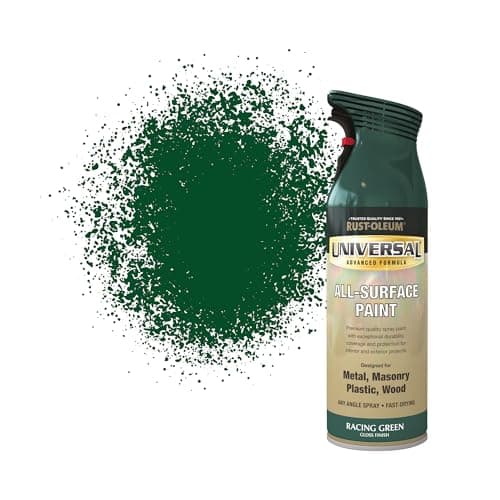 Image of Rust-Oleum 400ml Universal Spray Paint - Racing Green Gloss