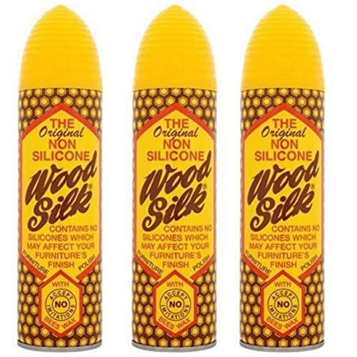 Image of Aristowax Natural Wood Silk Non-Silcon Beeswax Nutrient Oils Cleaning Spray Conditioner 225ml (Pack of 3)