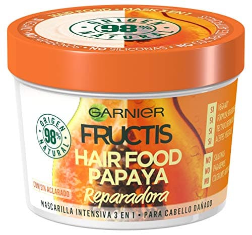 Image of FRUCTIS HAIR FOOD papaya mascarilla reparadora 390 ml
