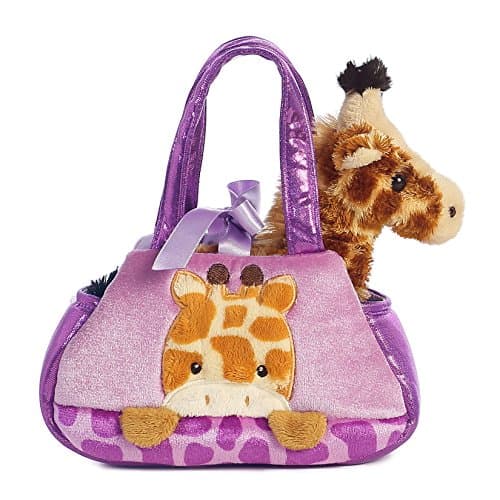 Image of Aurora, 32768, Fancy Pal, Peek-a-Boo Giraffe, 8In, Soft Toy, Brown