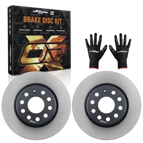Image of maXpeedingrods 2x Brake Discs Ø280mm for A3 Q8 Seat Skoda Brake Disc Set 1K0615601K 1K0615601AB