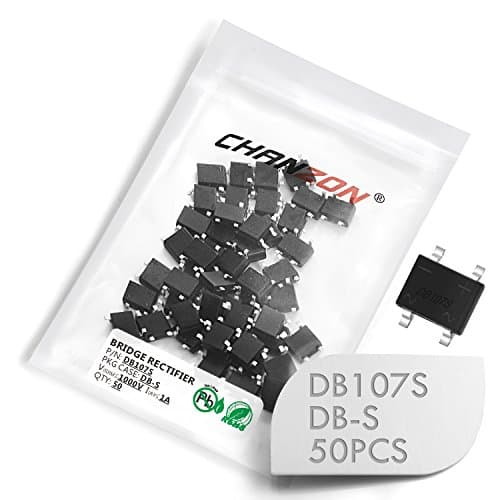 Image of (Pack of 50 Pieces) Chanzon DB107S SMD Bridge Rectifier Diode 1A 1000V DB-S (SOP-4) Single Phase 1 Amp 1000 Volt Silicon Diodes