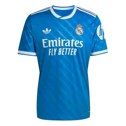 Image of adidas Real Madrid 25/26 Men's Third Jersey, Blue Bird, S