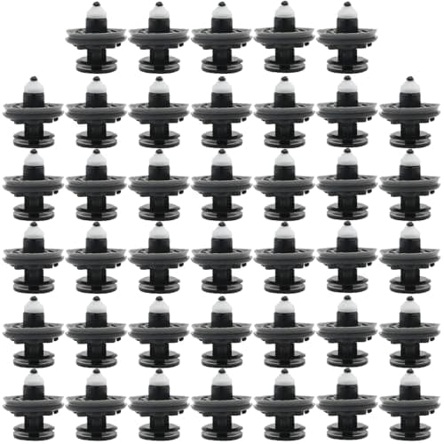 Image of Ollanoos 40 Pcs Car Door Panel Moulding Trim Clips Plastic Car Retainer Clips 6Q0868243 50267052 7L6868243 for VW T5 T6, Golf, Polo