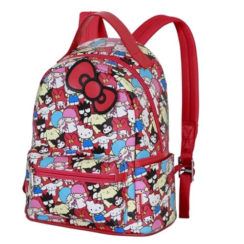 Image of Sanrio Hello Kitty Friends-Small Heady Backpack, Multicolour, 22 x 25 cm, Capacity 8 L