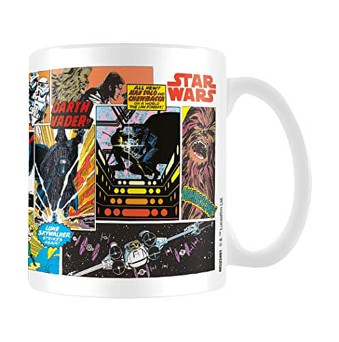 Image of Pyramid International 276641E Star Wars Boxed Mug Comic Panels, White, 8 x 11.5 x 9.5 cm