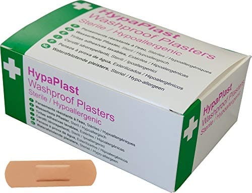 Image of Safety First Aid Group HypaPlast Pink Washproof Plasters, 7.2 x 2.5 cm (Pack of 100)