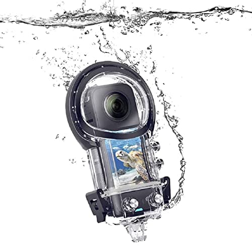 Image of Invisible Dive Case for Insta360 ONE X3,50m/164FT Underwater Waterproof Housing Cover,Underwater Dive Protective Shell with Bracket Accessories
