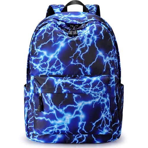 Image of S-ZONE Water Resistant School Backpack Bags with 15.6 Inch Laptop Sleeve Casual Daypack Stylish Travel Rucksack for Teenager Girls Boys Students