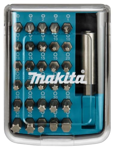 Image of Makita D-34936 30 Bit Set + Magnetic End Holder