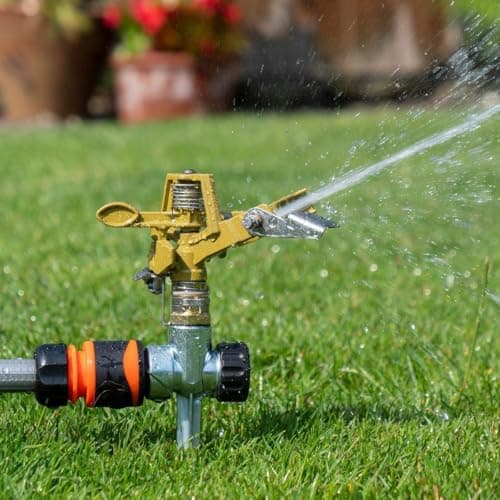 Image of HydroSure Heavy Duty Garden Impulse Sprinkler on Spike