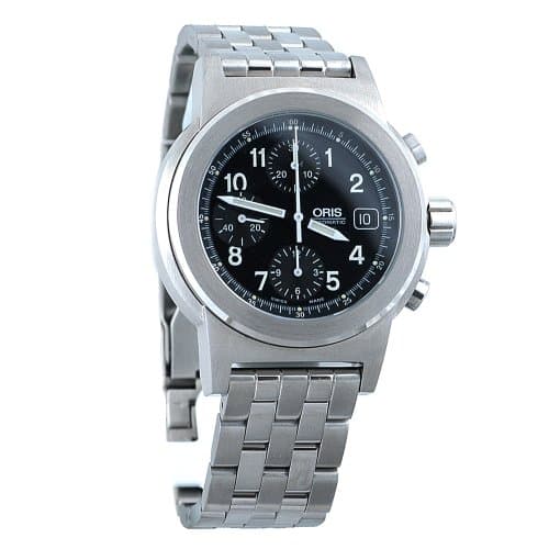 Image of Oris Men's Big Crown BC3 Automatic Chronograph Black Dial Stainless Steel