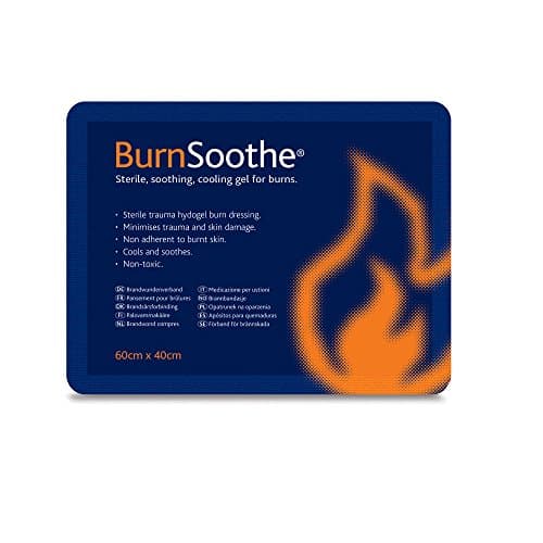Image of Reliance Medical Burnsoothe Cooling Gel Immediate Dressing For Burns In First Aid Sterile Burns Soothing, Non-Adherent, Non-Toxic, Minimize Trauma And Skin Damage, 40 Cm x 60 Cm, (Pack Of 1)