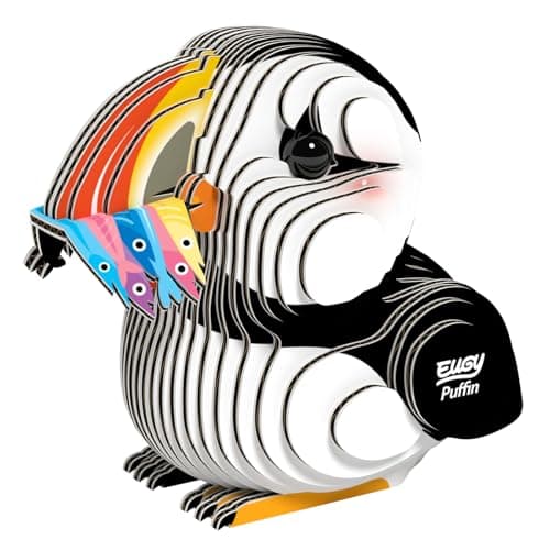 Image of EUGY 3D Puffin No.101 Model Craft Kit