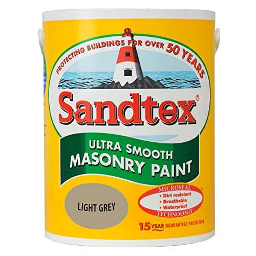 Image of Sandtex Ultra Smooth Masonry Paint 5L Light Grey