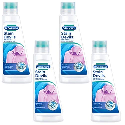 Image of Dr Beckmann Stain Devils Pre-Wash Bleach Free Stain Remover (4 x 250ml)