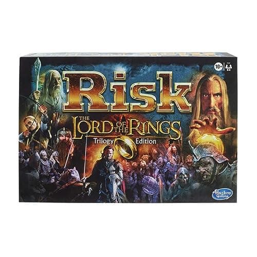 Image of Risk: The Lord of The Rings Trilogy Edition Strategy Board Game, Family Board Games, Ages 10 and Up, for 2-4 Players (Amazon Exclusive)