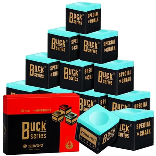 Image of TRIITECH Snooker Chalk,Green Pool Cue Chalk Billiard Chalk 12 Cubes for Snooker Cue Tip