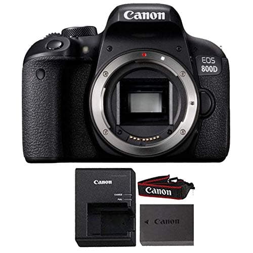 Image of Canon EOS 800D Digital SLR Camera Body - Black (Renewed)