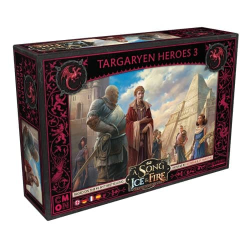 Image of CMON Asmodee A Song of Ice & Fire – Heroes of House Targaryen III | Expansion | Tabletop | 2 Players | From 14+ Years | 45–60 Minutes | German | Multilingual