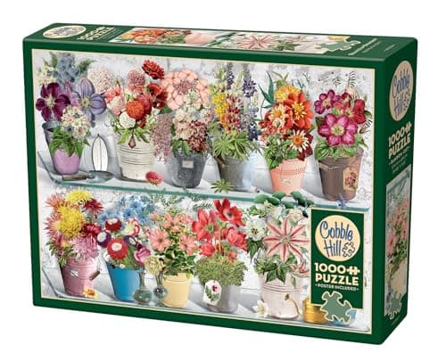 Image of Cobble Hill 1000 Piece Puzzle - Beaucoup Bouquet - Sample Poster Included