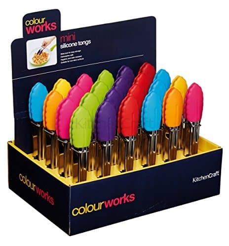 Image of Colourworks Mini Tongs (Assorted Colours)
