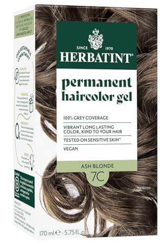 Image of Herbatint 7C Ash Blonde Permanent Hair colour 170ml
