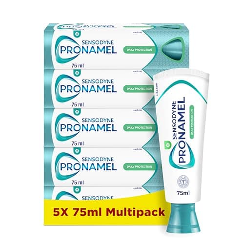 Image of Sensodyne Pronamel Daily Protection Enamel Care Toothpaste, 75ml (Pack of 5)