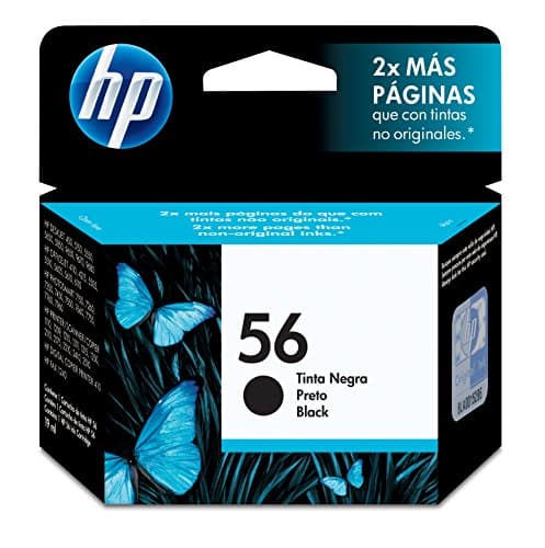 Image of Hp No. 56 Black Ink Inkjet Deskjet Photosmart Psc Officejet Print Cartridge (C6656Ae)