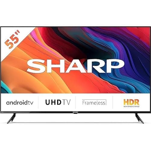 Image of SHARP 1904T-C55FN2KL2AB 55" 4K Ultra HD Smart TV, (Pack Of 1)