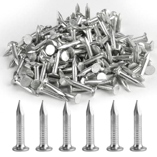 Image of 150 Pcs Clout Nails 25mm, Extra Large Head Shed Felt Roofing Nails Roof Felt Tacks for Shed Roof Wood Outdoor Wall Masonry Garden Fence Fencing Nailss