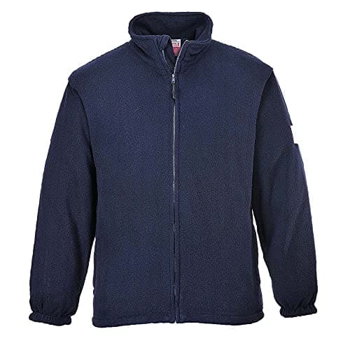 Image of Portwest Flame Resistant Anti Static Fleece, Color: Navy, Size: S, FR30NARS