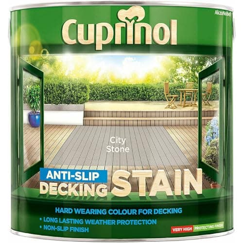 Image of Cuprinol UTDSCS25L Anti Slip Decking Stain City Stone 2.5 Litre